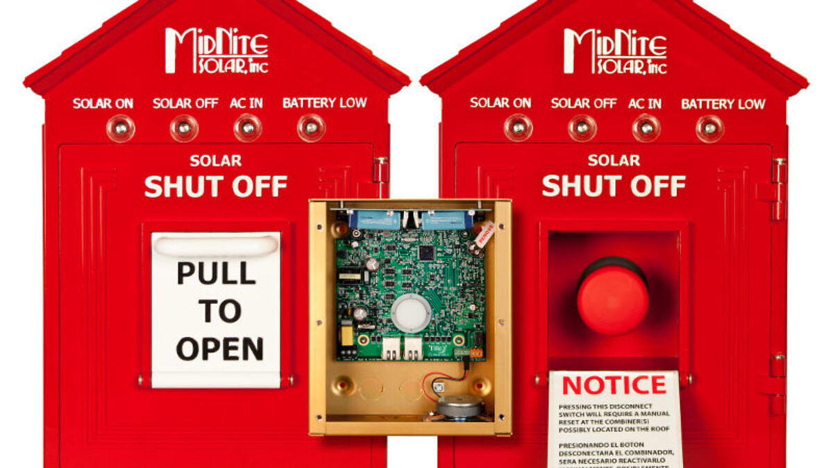 Emergency Disconnect Switch MidNite Solar MNBIRDHOUSE1-RED 